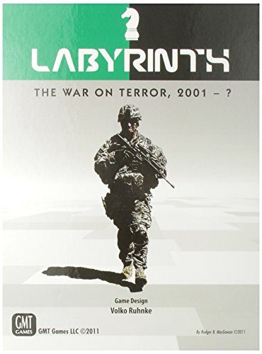 Labyrinth War on Terror board game with world map and political influence markers