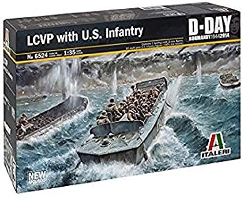 LCVP Higgins Boat with US Infantry Model Kit