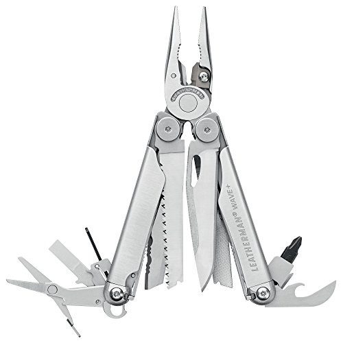 Leatherman Wave+ multi-tool with 18 tools open