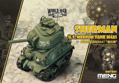 Meng World War Toons Sherman snap-fit model kit