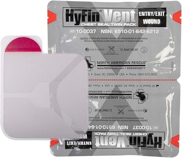 NAR HyFin Vent chest seal twin pack