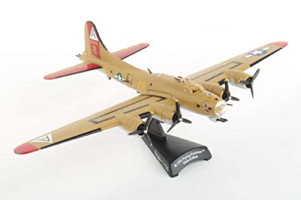 Postage Stamp B-17G Flying Fortress diecast bomber model