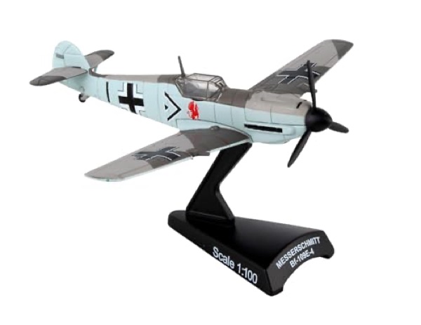 Postage Stamp Messerschmitt Bf 109 Adolf Galland diecast model
