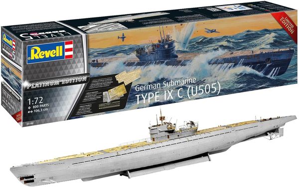 Revell U-Boat Type VII C/41 Platinum Edition Model Kit