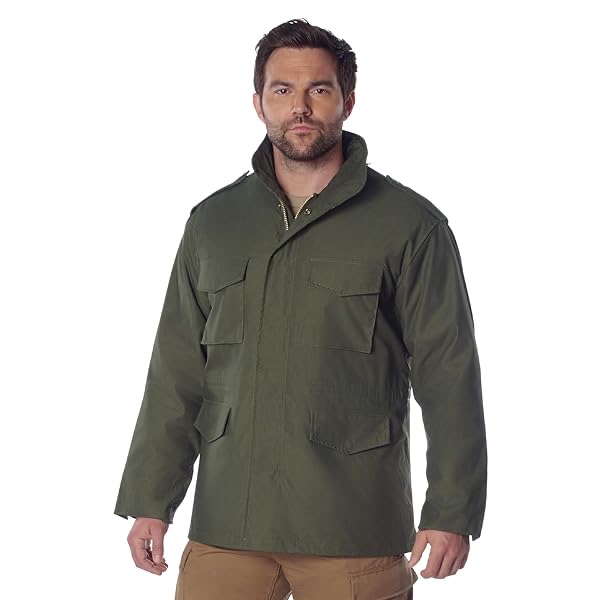 Rothco M-65 field jacket in olive drab