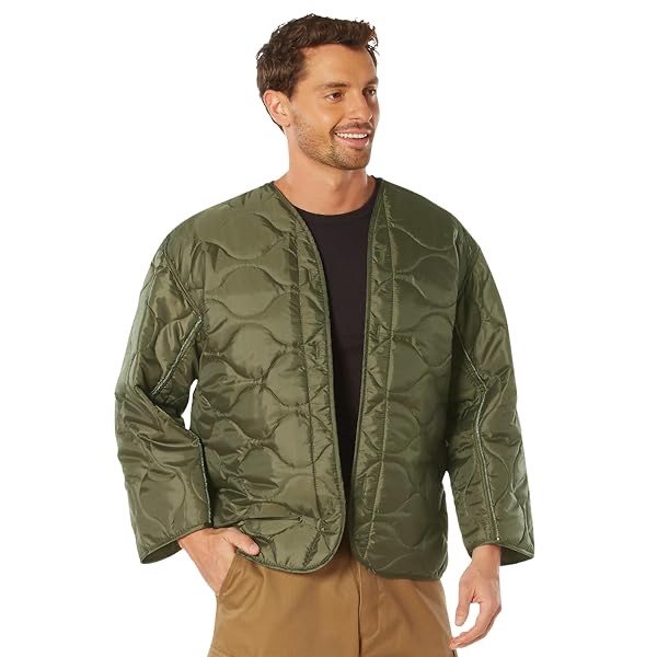 Rothco M-65 field jacket quilted liner in olive drab
