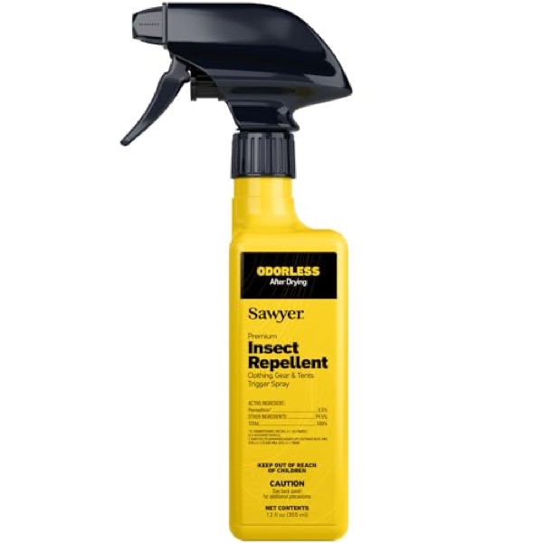 Sawyer Premium Permethrin clothing insect repellent spray