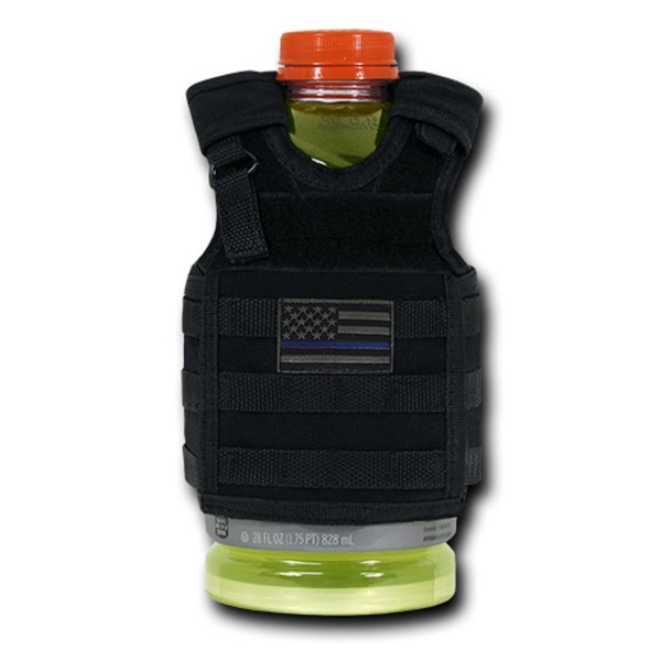Tactical vest beer can cooler in camo