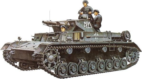 Tamiya 1/35 scale Panzer IV Ausf. H model kit box