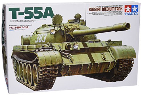 Tamiya 1/35 T-55A Soviet main battle tank model kit
