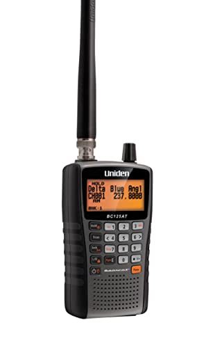 Uniden BC125AT handheld aviation scanner
