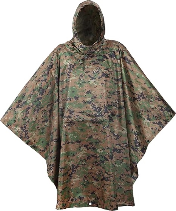 USGI Industries military poncho in OCP camo pattern