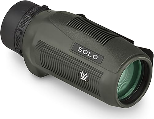 Vortex Solo 10x36 monocular in black rubber armor