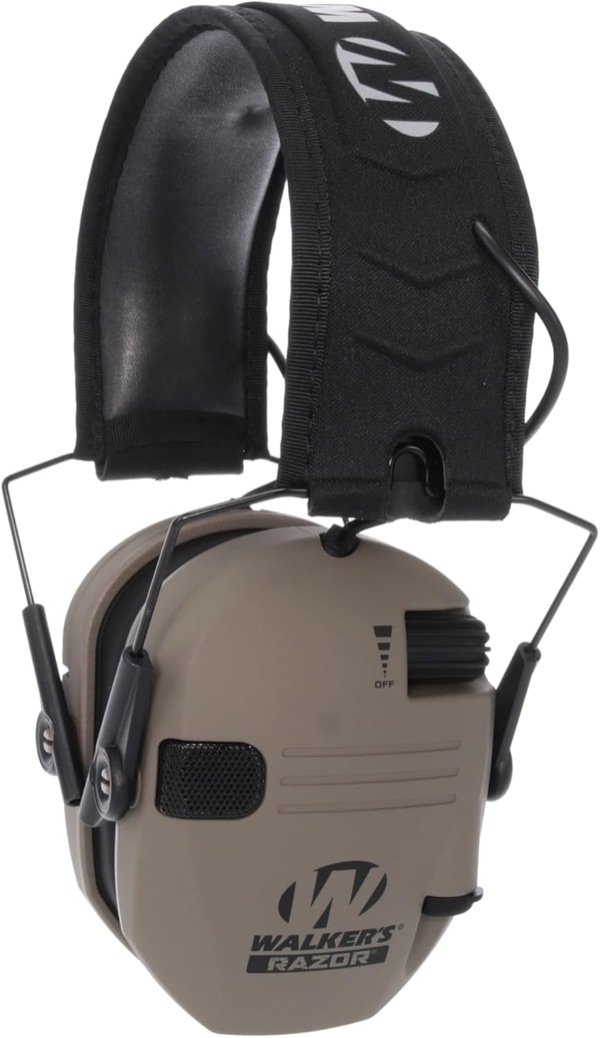 Walker's Razor Slim electronic earmuffs in black