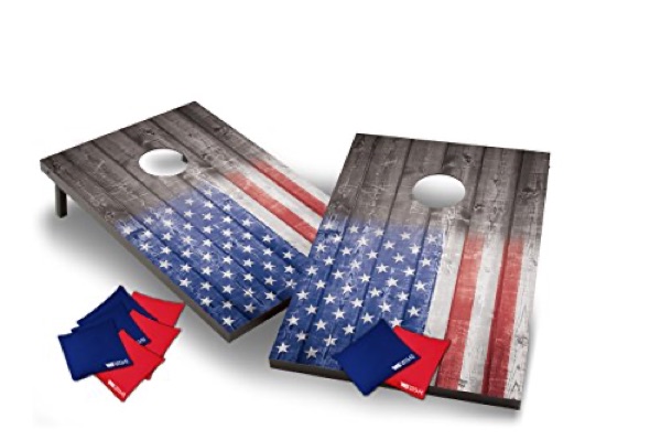 Wild Sports USA flag cornhole boards 2x3 foot