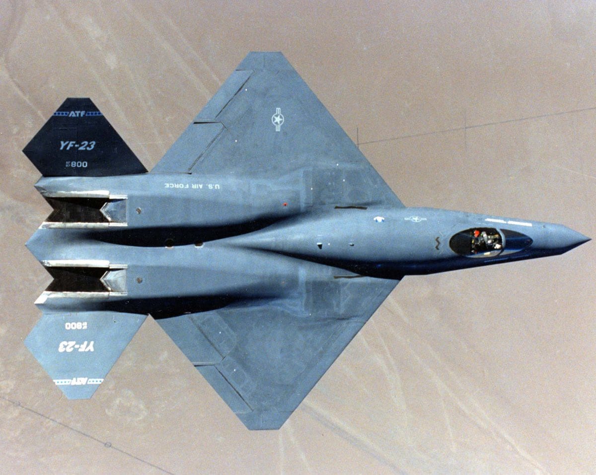 Northrop YF-23, F-22 facts