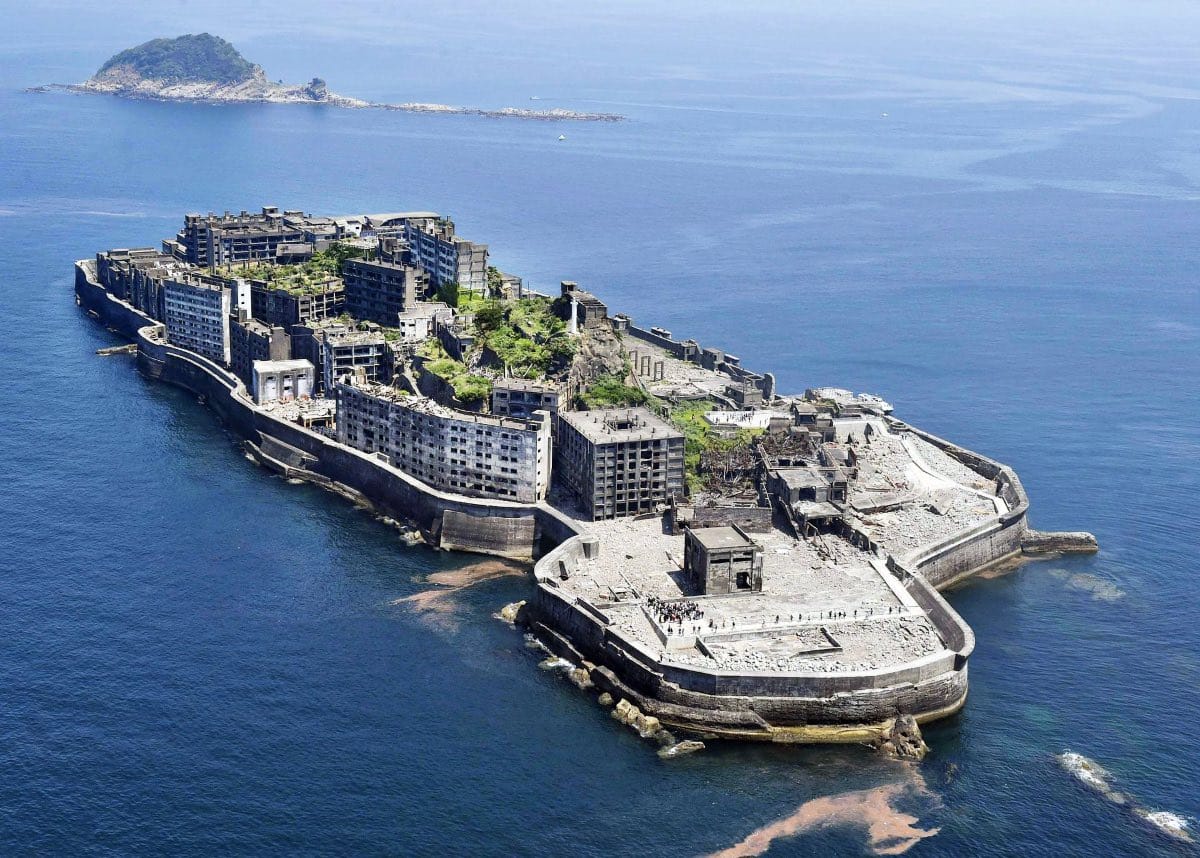 hashima, abandoned military bases