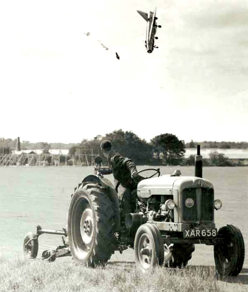 English Electric Lightning F1 Crash