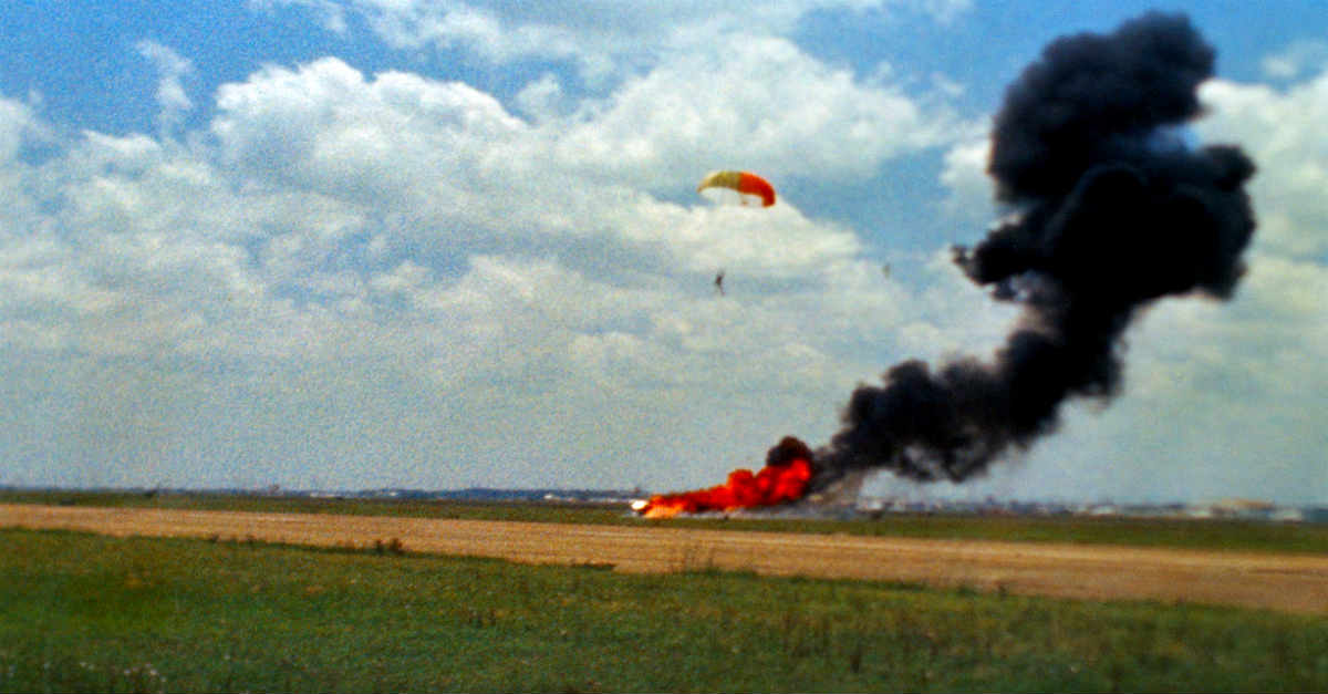 Neil Armstrong Lunar Landing Vehicle Crash