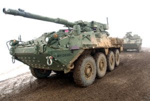 stryker land vehicle