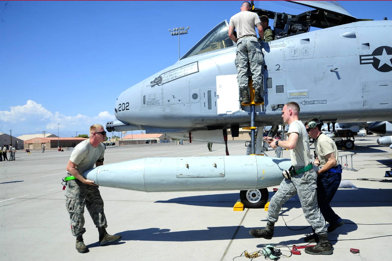 A-10 Aircraft Missile Loading