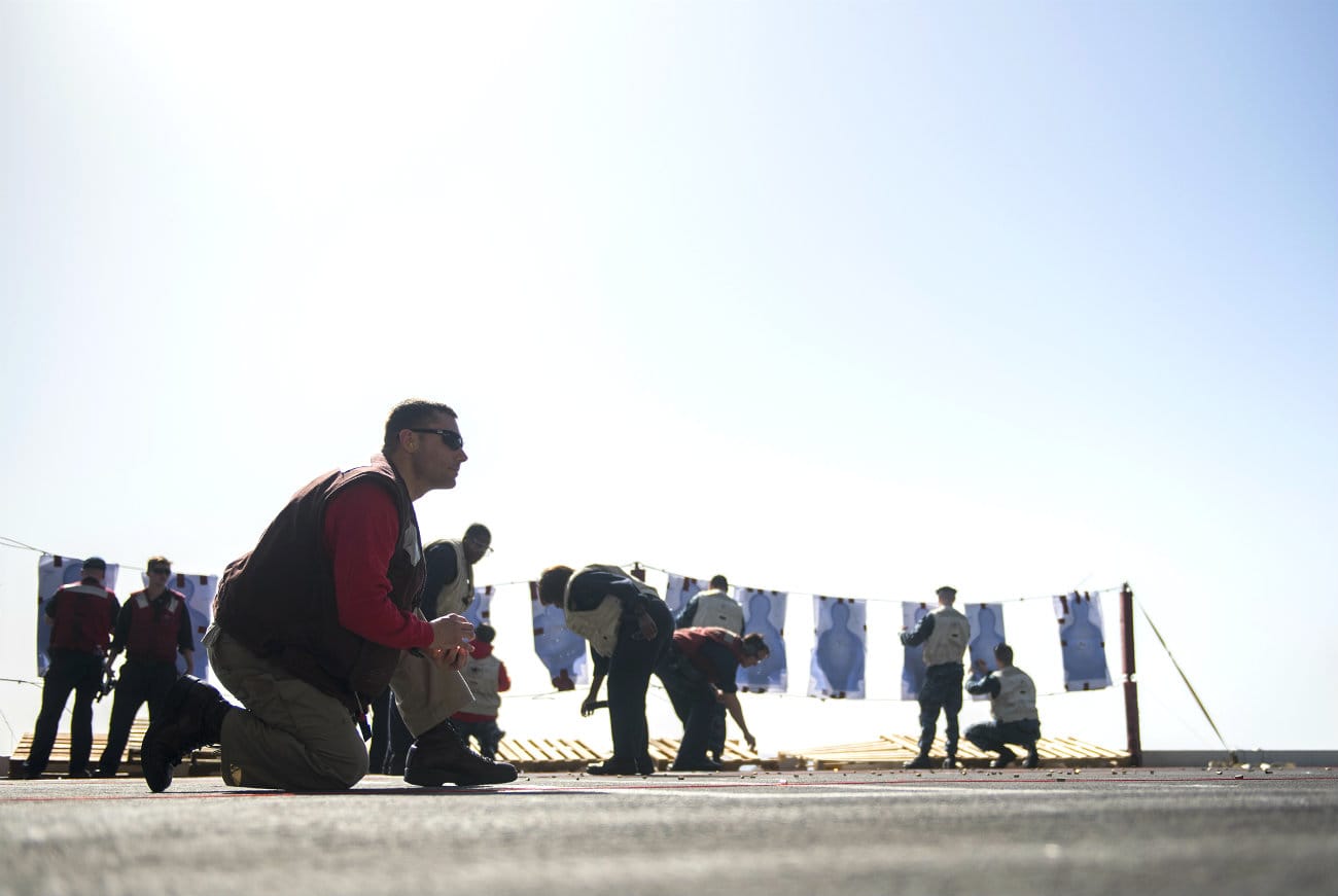 Aircraft Carrier fire range