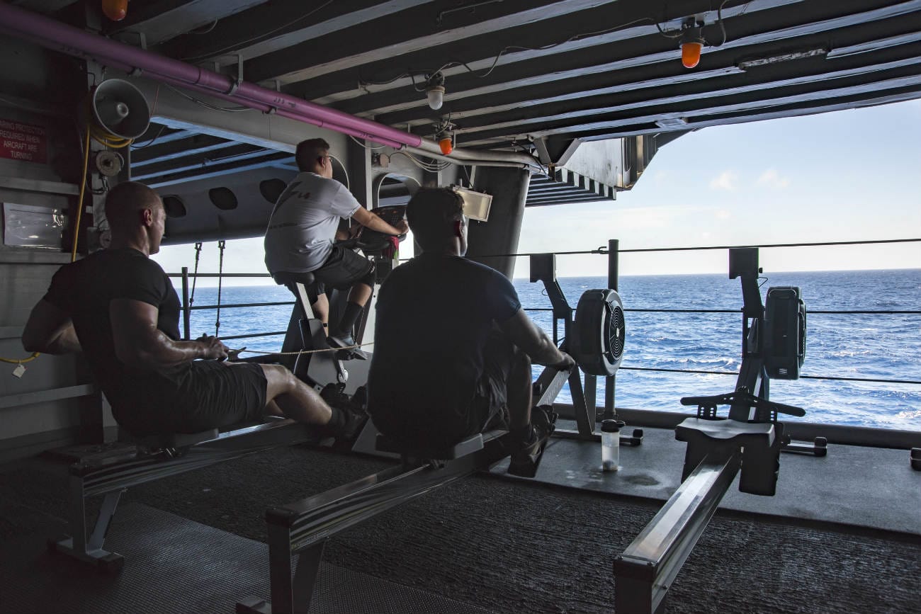 Aircraft carrier gym