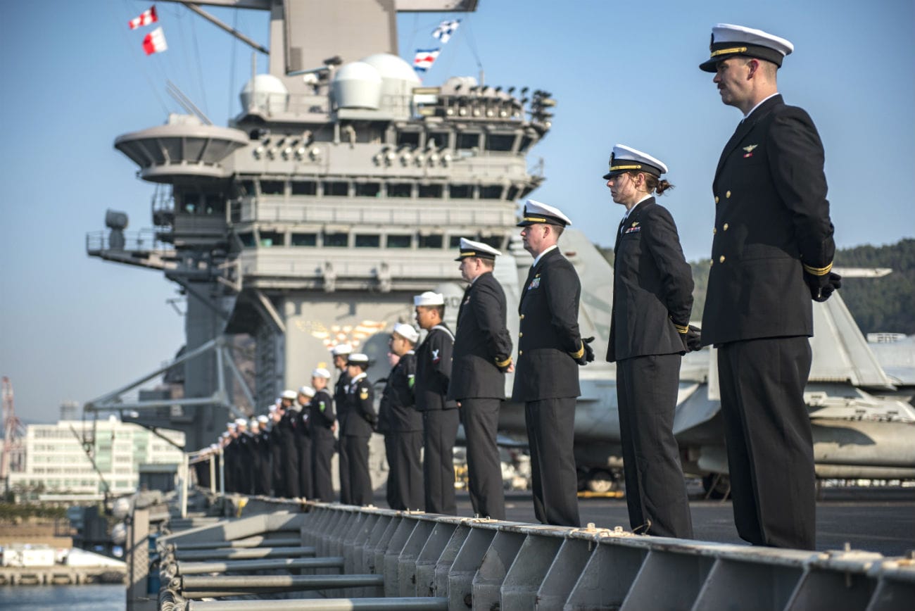 Air force carrier Sailors