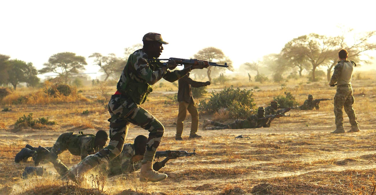 Armed Forces Nigerien training