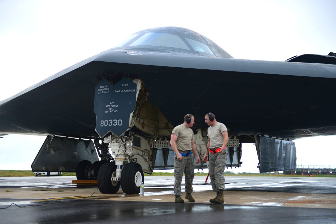 B-2 Spirit Aircraft inspections