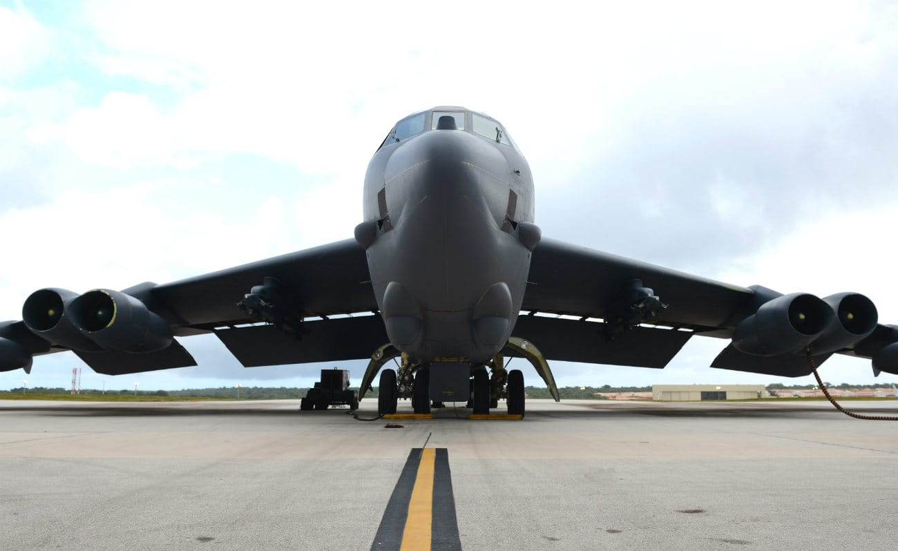 B-52 Steath Bomber Parked