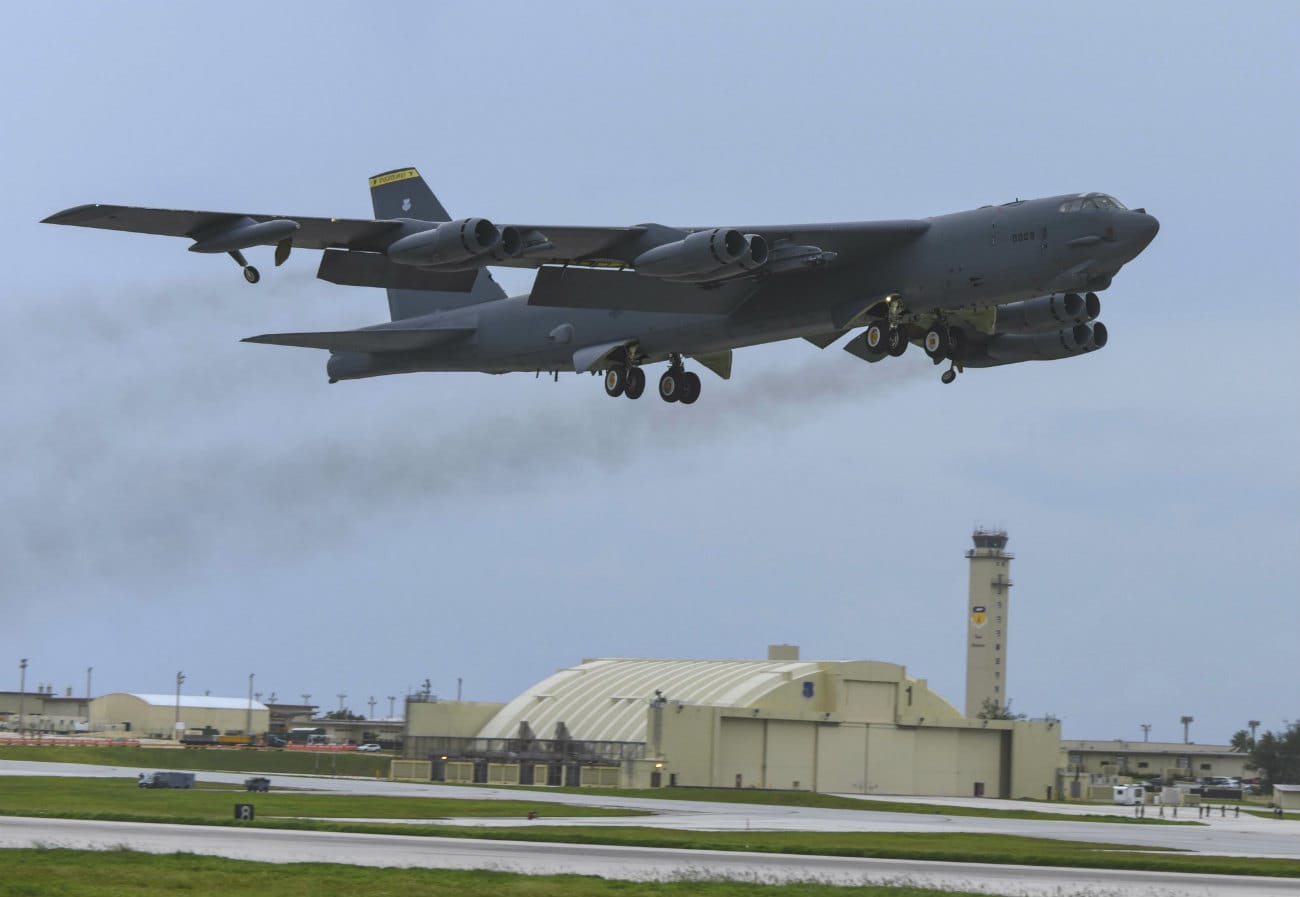 B-52H Aircraft Taking off