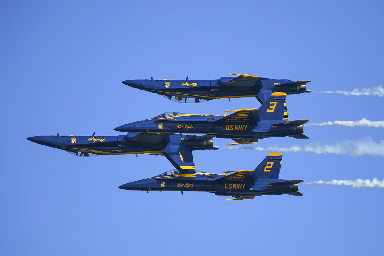 Blue Angels Group tricks