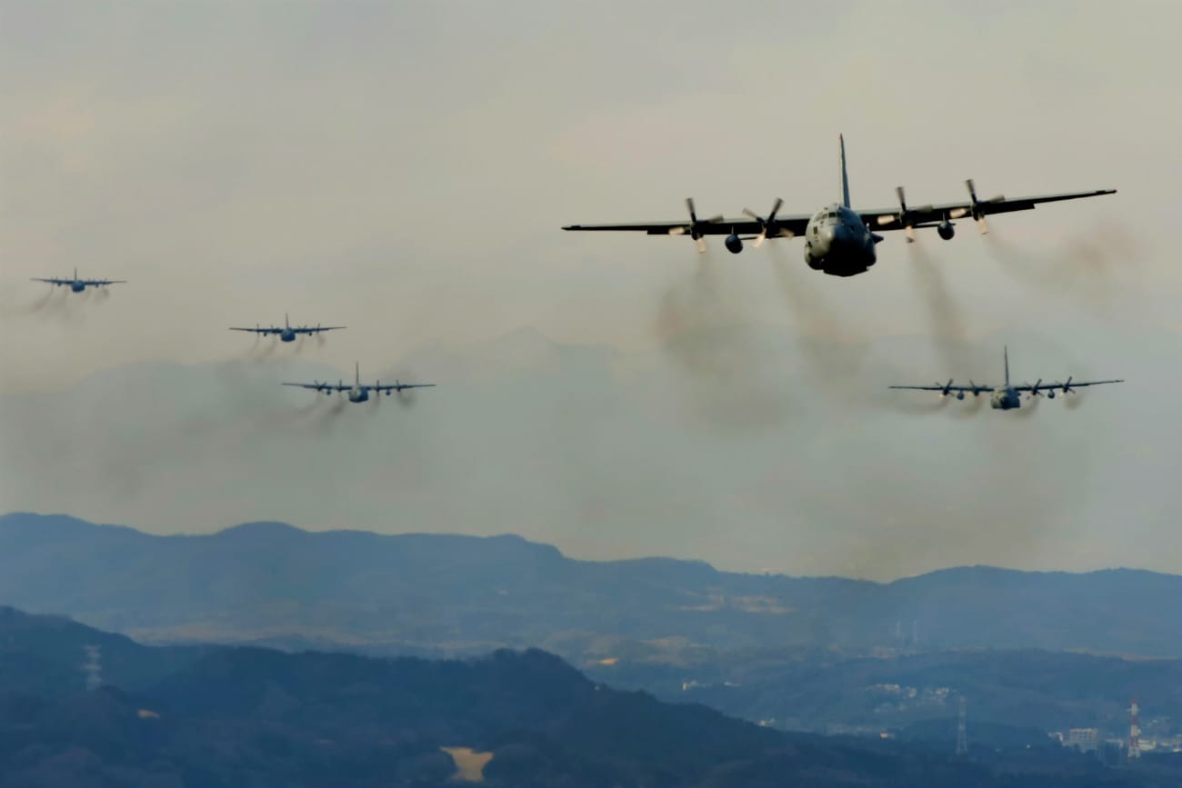 C-130s in Air C-130 Hercules Images