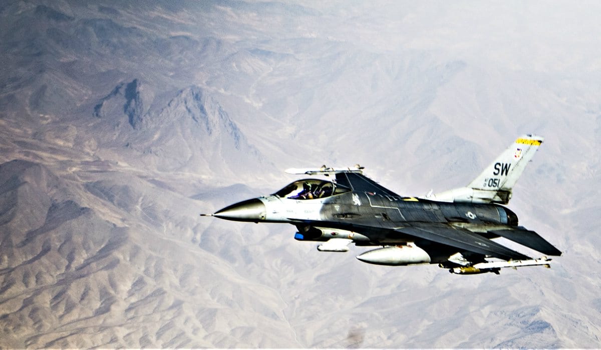 F-16 Fighting Falcon over Afghanistan
