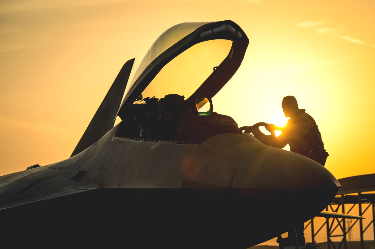 F-22 Raptors inspections