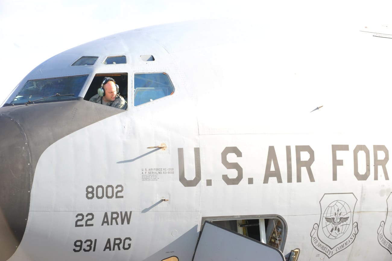 KC-135 Pilot Window