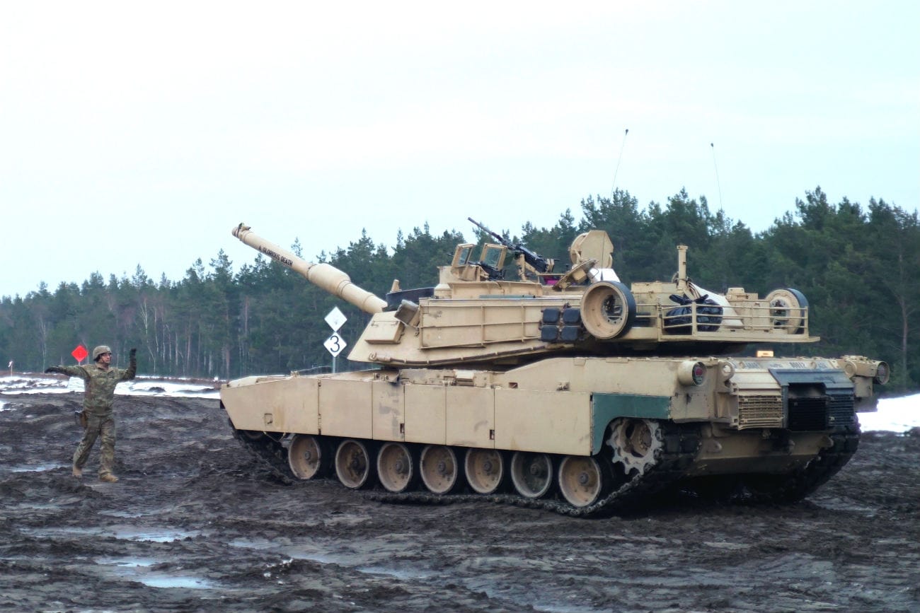 M1 Tank Abrams mud