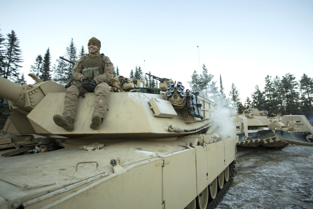 M1 abrams tank Soldier