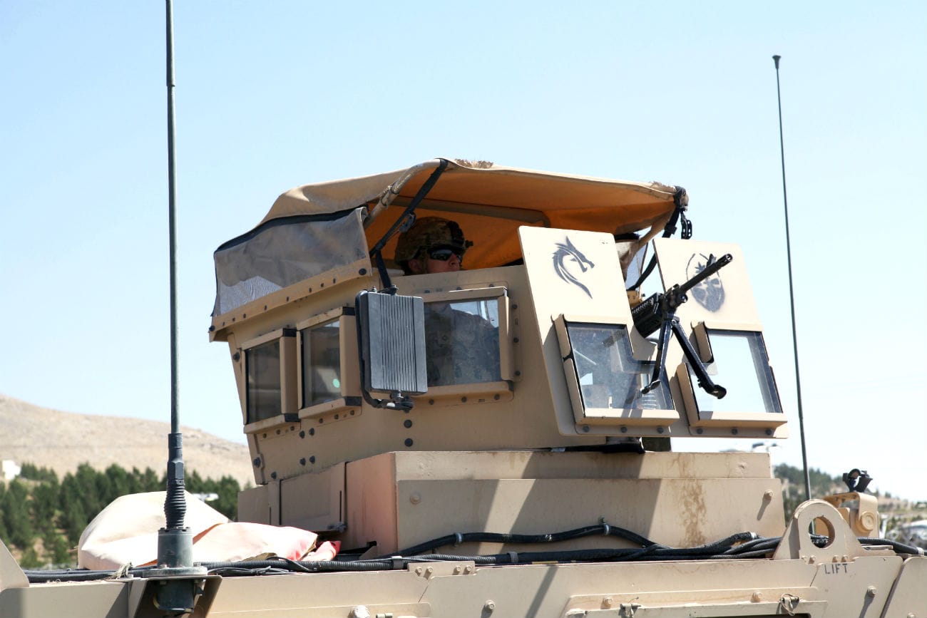 MRAP Vehicle Images Machine Gun