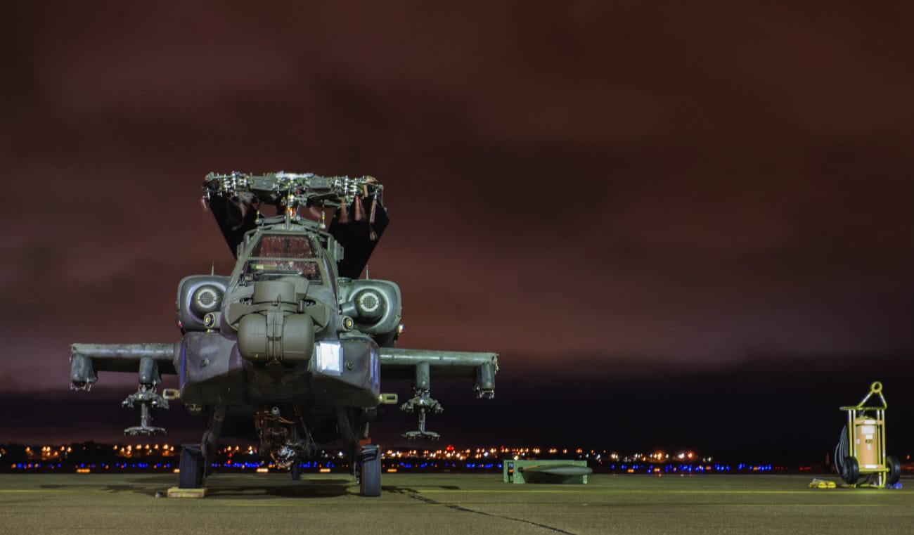 AH-64 Apache Images Folded up