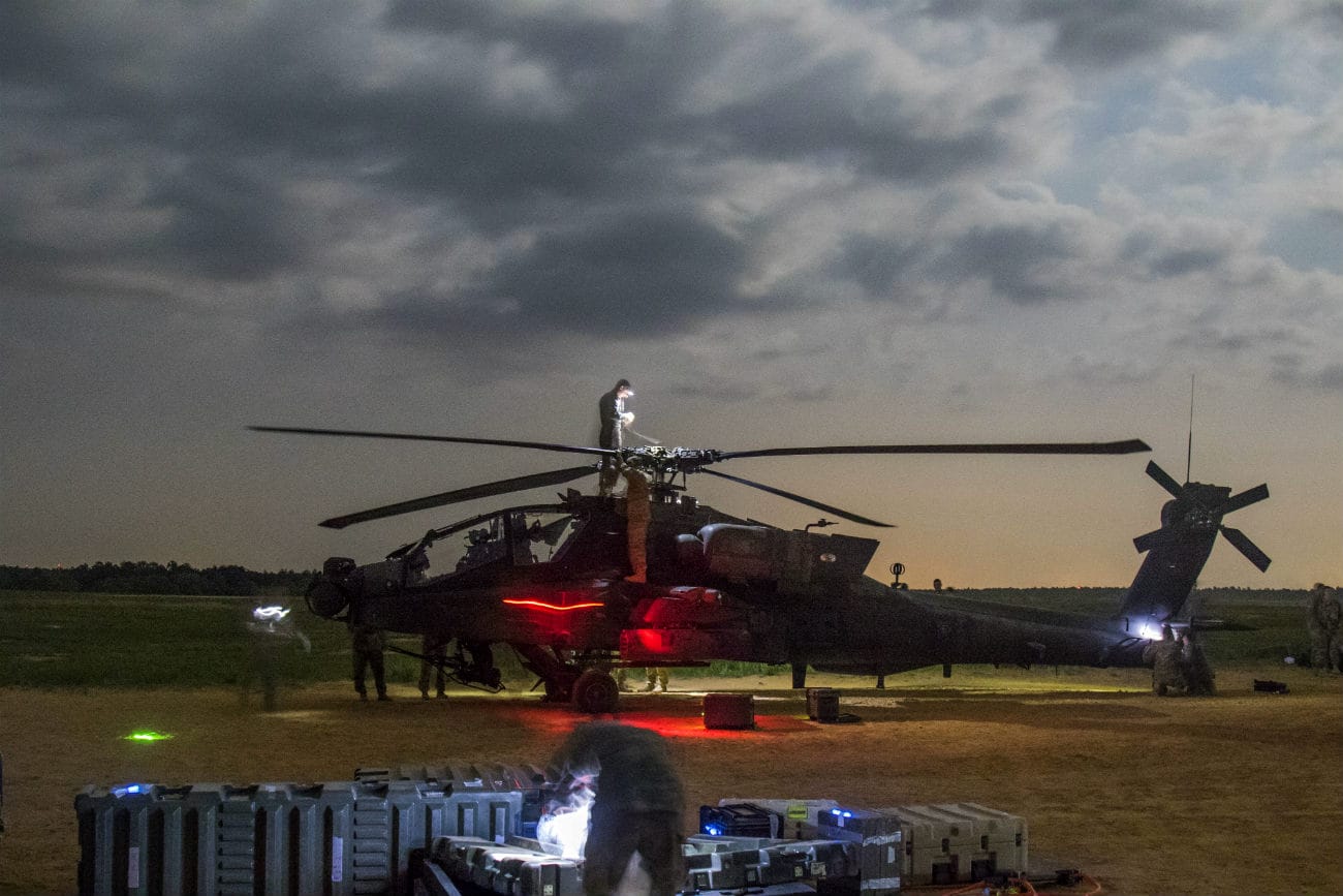 AH-64 Attack Helicopter assembled