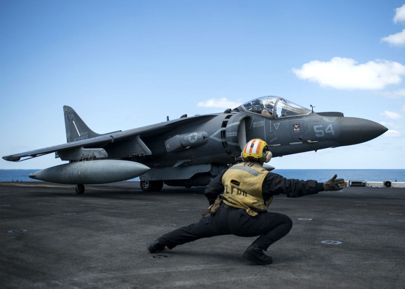 AV-8B Harrier Images directed for take off