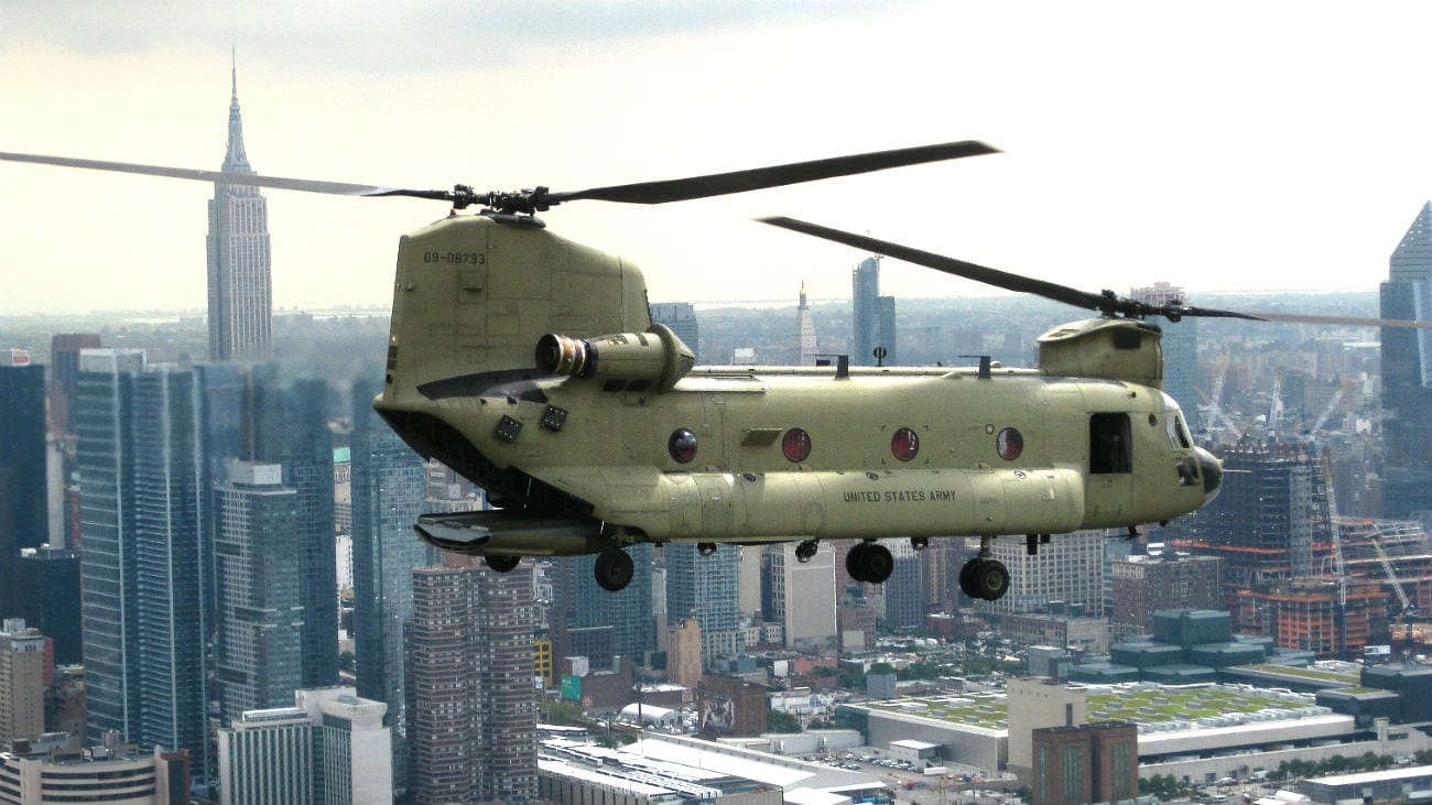 CH 47 Chinook Helicopter