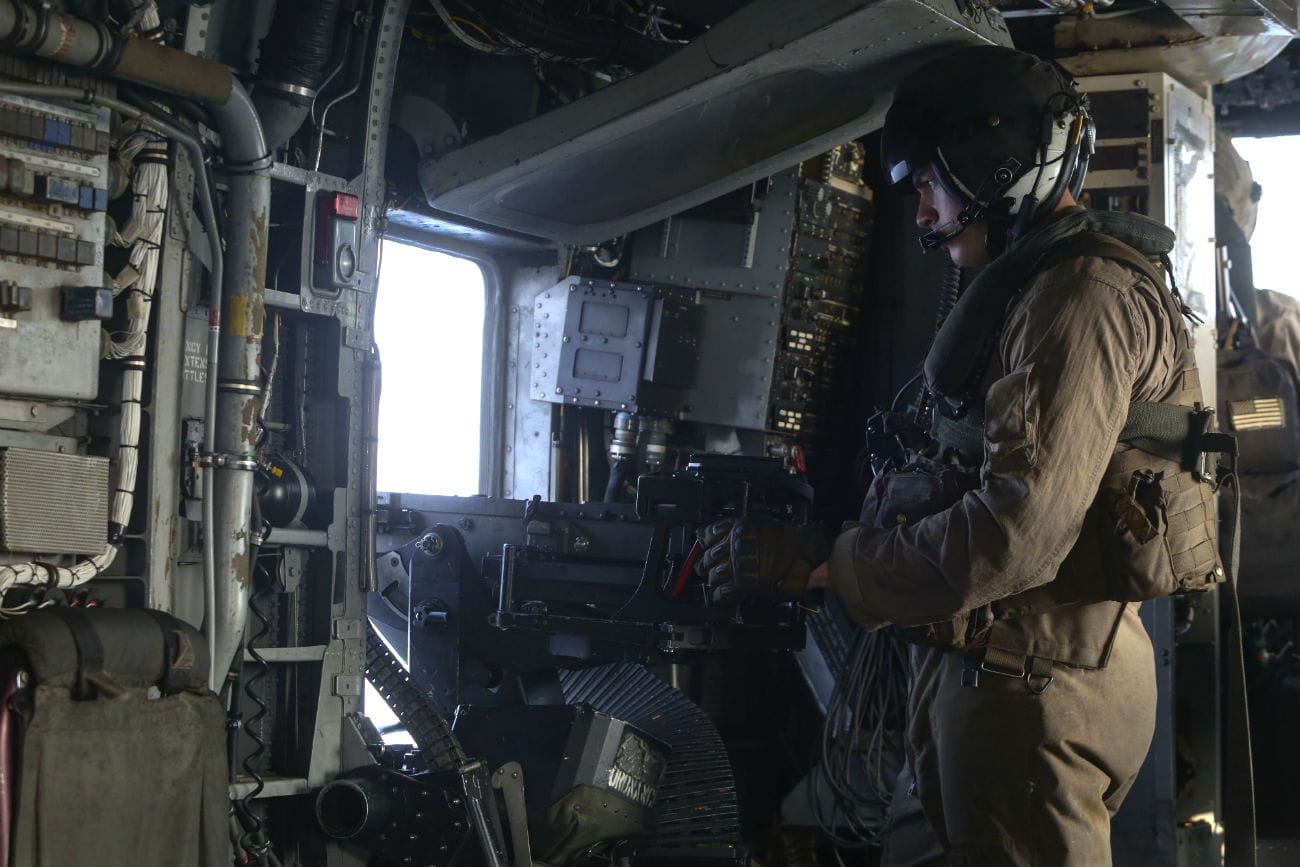 CH-53 Sea Stallion Side machine gun
