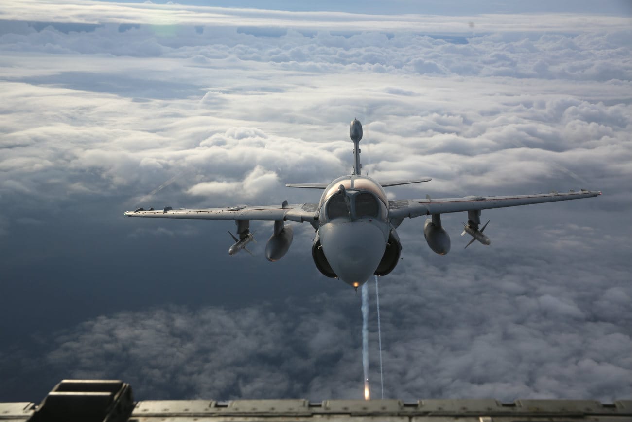EA-6b Aircraft front