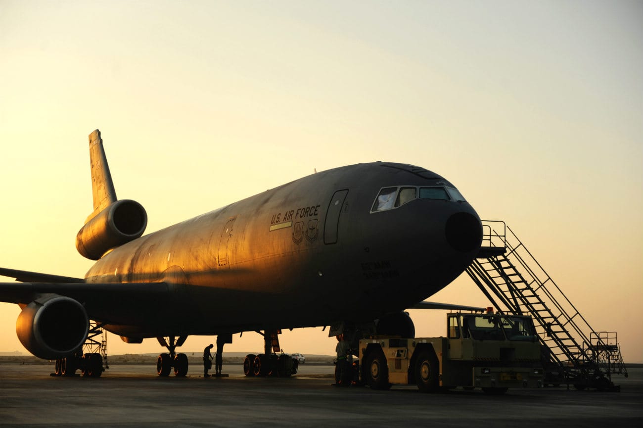 KC-10 Extender sunset