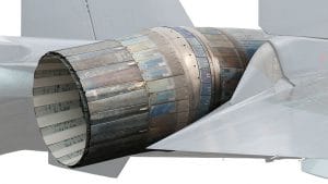Su-35 Thrust Vectoring Nozzle