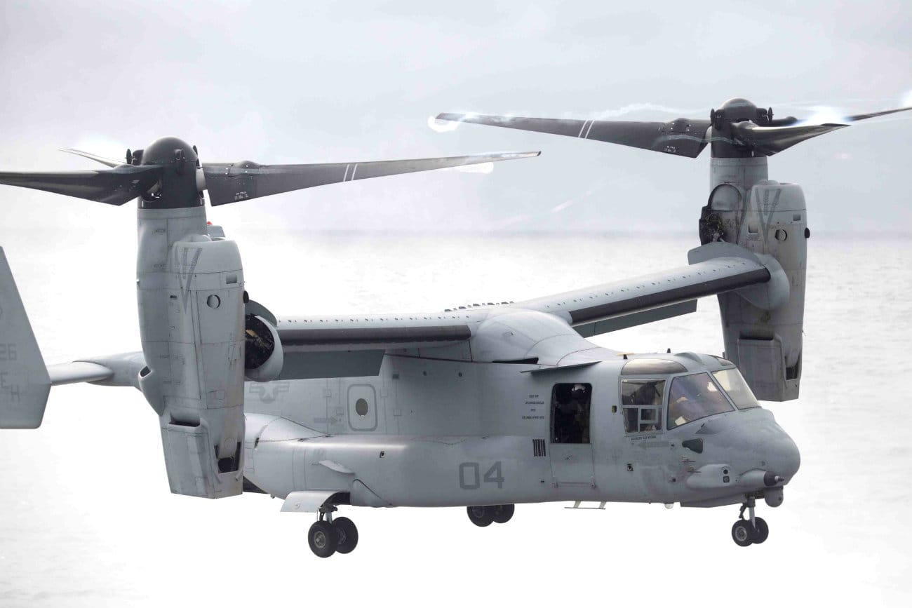 V-22 Osprey Images vapor trails
