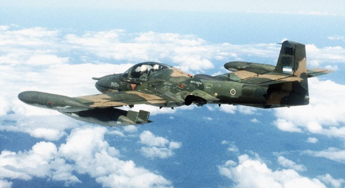 A-37 Dragonfly over Vietnam